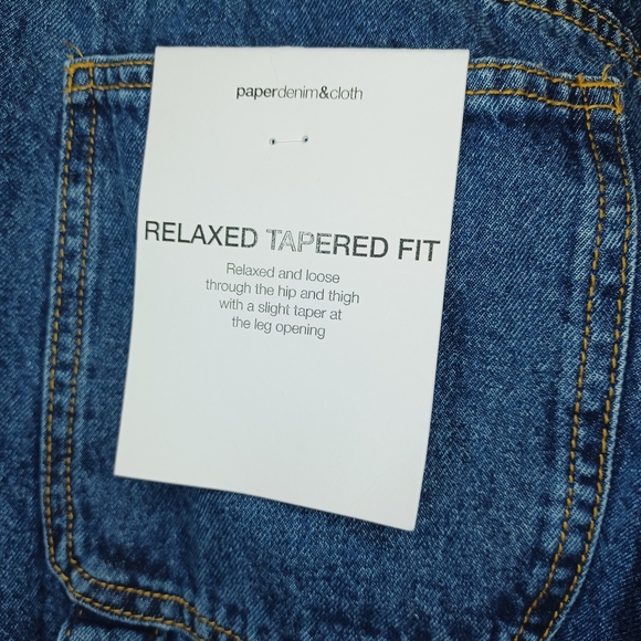Paper Denim & Cloth Straight Fit Jeans - Deep Blue - Picture 7 of 14